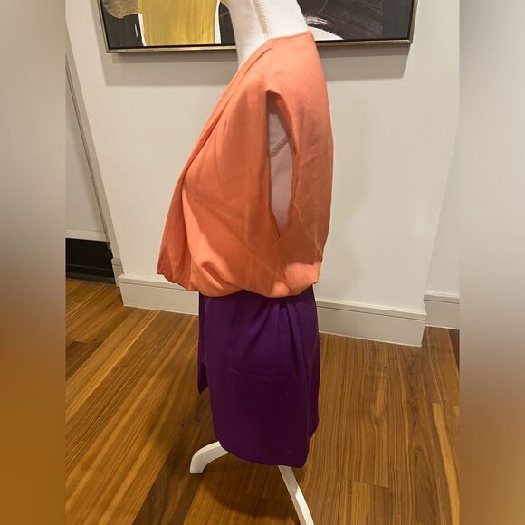 Diane Von Furstenberg color block dress size 4 - Picture 7 of 11